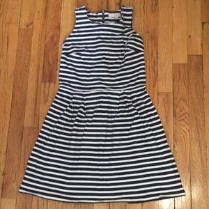 LOFT striped mini dress